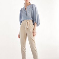 Massimo Dutti spodnie z bawełny