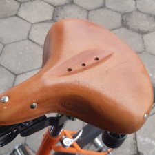 Siodło rowerowe LEPPER skóra naturalna