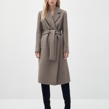 Massimo Dutti wełniany płaszcz