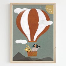 Plakat A4 Lot balonem