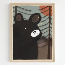 Plakat A4 Niedźwiedź