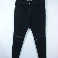 Simply Be Taylor spodnie jeans rozcięcia / 42