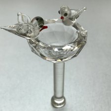 Uroczy kryształowy drobiazg ❀ڿڰۣ❀  Ptaszki przy poidełku #4