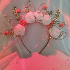 Korona, diadem, boho headpiece, halo crown na wieczór panieński/ ślub