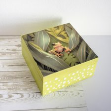 Pudełko drewniane - Żabka