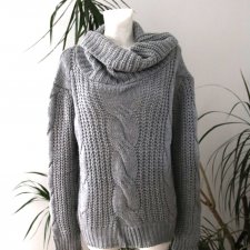 sweter z golfem onesize