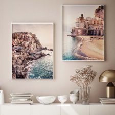Zestaw plakatów - 50x70 cm Włoskie wybrzeże