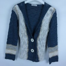 Mirasati cienki rozpinany sweter kardigan / S