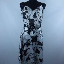 Klajnowski sukienka midi vintage / M
