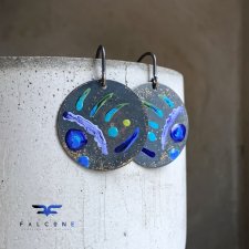 Kolczyki Życie na Rafie - Ryby Blue & Turquoise
