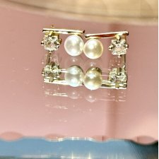 Eleganckie kolczyki z naturalną perłą