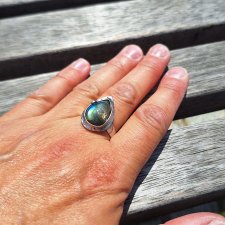 Zielono mi - pierścionek regulowany