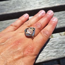 Plamiasty - pierścionek regulowany