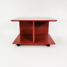 Modernistyczny stolik przyścienny- szafka, MUTARO, Interlubke, Niemcy, lata 70.