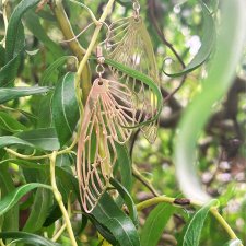 Kolczyki MIDSOMMAR – Motyl w kolorze różowego złota
