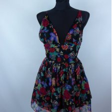 Mela Loves London letnia sukienka mini / XS