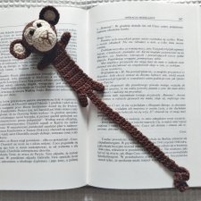 zakładka do książki małpka, małpa