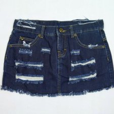 Voi Jeans spódnica mini dżins przetarcia / W10 - 38