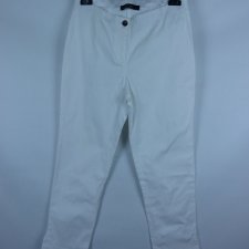 Marc Cain damskie białe spodnie bez kieszonek /  M