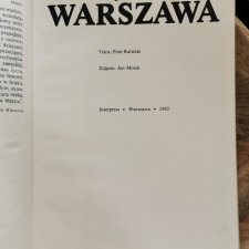 'Warszawa' z lat 80, album fotograficzny ze zdjęciami Jana Morka