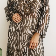 Tunika w zebrę M/L boho