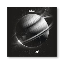 Plakat 'KOSMOS' SATURN 25x25 cm