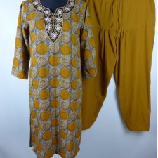 Rupali tradycyjny strój hinduski salwar kameez Indie / S