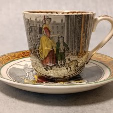 Kolekcjonerska Filiżanka ADAMS Duet Angielska Porcelana