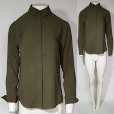 Amisu koszula damska khaki wiskoza R 32 34 36 Hv252