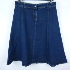 Damart trapezowa spódnica jeans midi 18 / 46