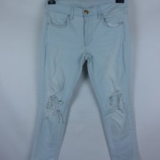 American Eagle jegging ankle spodnie jeans dziury 16 / 42