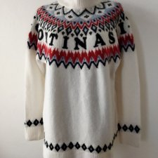 H&M -  WZORZYSTY SWETER