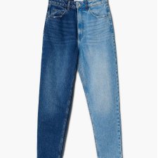 CROPP - DWUKOLOROWE MOM JEANS - 36