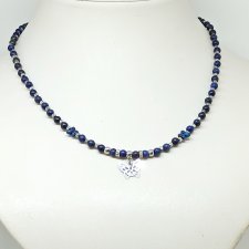 Lapis Lazuli - krótki naszyjnik z kamieni naturalnych,, choker,