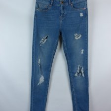 Ted Baker spodnie slim skinny jeans dziury 26 / S