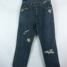 Wrangler Ohio straight jeans dziury W30 / L 30