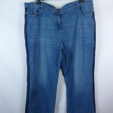 Next spodnie jeans lampasy szeroka nogawka 26R / 54