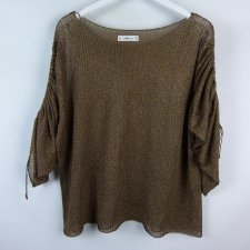 Zara Knit cienka bluzka luźny splot / M mex. 28