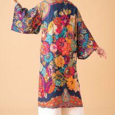 Kimono szlafrok - Flower Garden