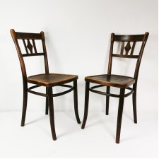 Para drewnianych krzeseł Art Deco, Thonet, Niemcy, lata 30.