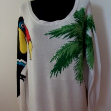 PULL&BEAR* - WZORZYSTY  SWETER