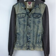 Denim Co. kurtka jeans z kapturem / S