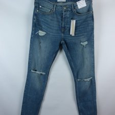 Topman Stretch skinny dziury z metką W34 / L32