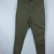 Denim Co spodnie chinosy jegginsy khaki elastan 16 / 42