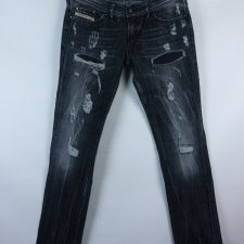 Diesel Lowky spodnie jeans wytarcia dziury W28 / L34