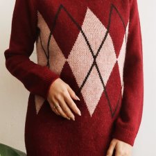 sweter w romby S