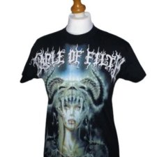 Cradle of Filth T-shirt, Cradle of Filth Ladies Top, Vintage Band T-shirt, duży nadruk koszulka vintage