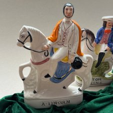 Antique Staffordshire Pottery ❤ Antyczna angielska figurka ze Staffordshire