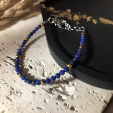 Bransoletka lapis lazuli