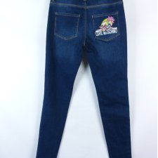 Love Moschino spodnie skinny jeans jeggins / 26 - XS